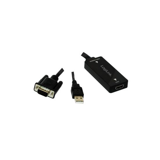 Konwerter VGA + audio -> HDMI LogiLink CV0060