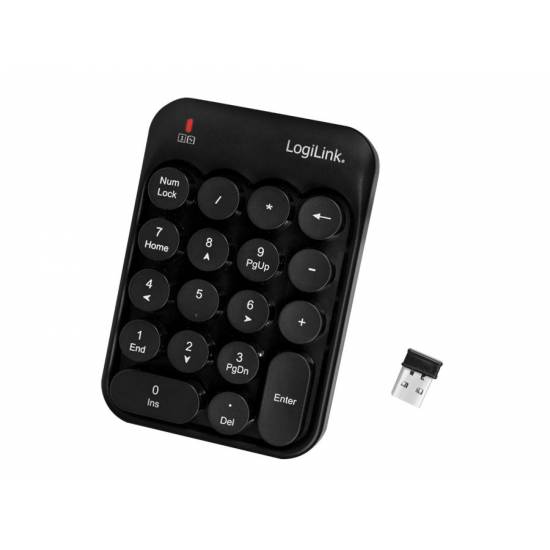 Klawiatura numeryczna USB bezprzew LogiLink ID0173