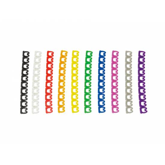 Klamry kodujące do kabli patch cord LogiLink NZ0001