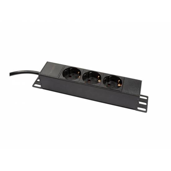Listwa zasilająca 10" 3-gniazda 1,8m LogiLink PDU3B01