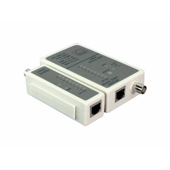 Tester kabli RJ45/RJ12/RJ11/BNC LogiLink WZ0011