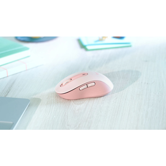 Mysz bezprzewodowa Logitech Signature M650 L różowa