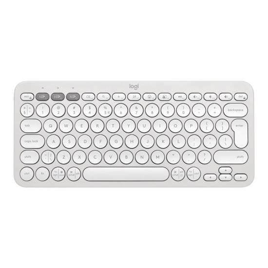 Klawiatura Logitech Pebble Keys 2 K380s bluetooth multi-device biel tonalna 920-011852