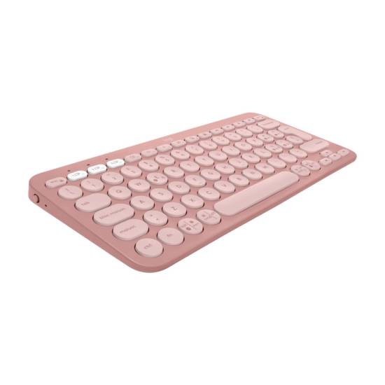 Klawiatura Logitech Pebble Keys 2 K380s bluetooth multi-device różowa tonalna 920-011853