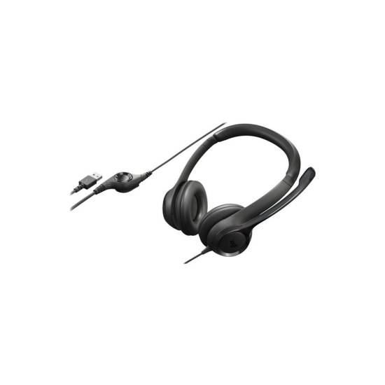Słuchawki z mikrofonem USB Logitech H390 USB czarne 981-000406