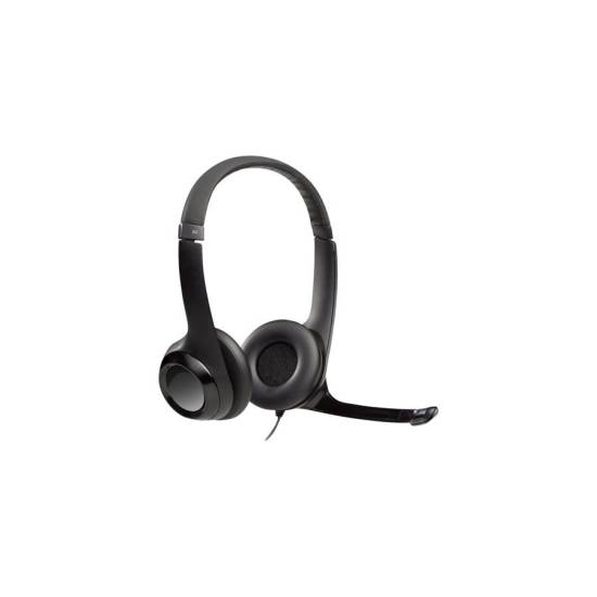 Słuchawki z mikrofonem USB Logitech H390 USB czarne 981-000406