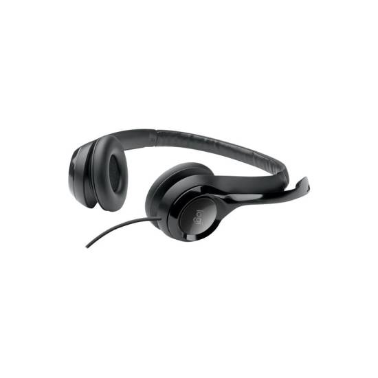 Słuchawki z mikrofonem USB Logitech H390 USB czarne 981-000406