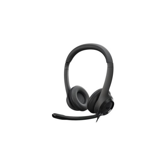 Słuchawki z mikrofonem USB Logitech H390 USB czarne 981-000406