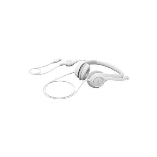 Słuchawki z mikrofonem USB Logitech H390 USB biel nietypowa 981-001286