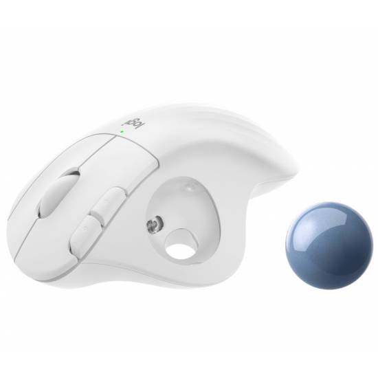 Manipulator bezprzewodowy Logitech Trackball Ergo M575 biały