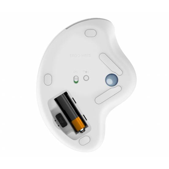 Manipulator bezprzewodowy Logitech Trackball Ergo M575 biały