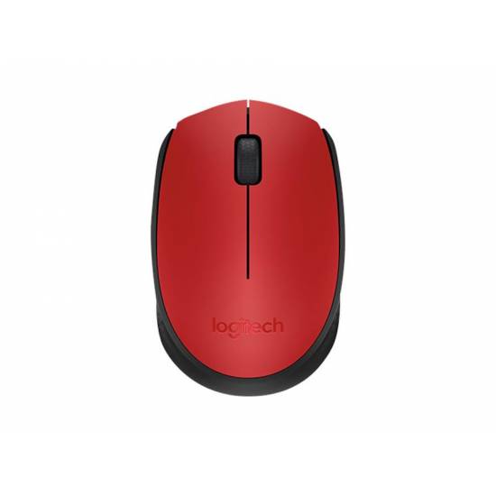 Mysz bezprzewodowa USB Logitech M171 czerwona