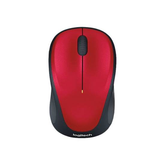 Mysz bezprzewodowa USB Logitech M235 czerwona
