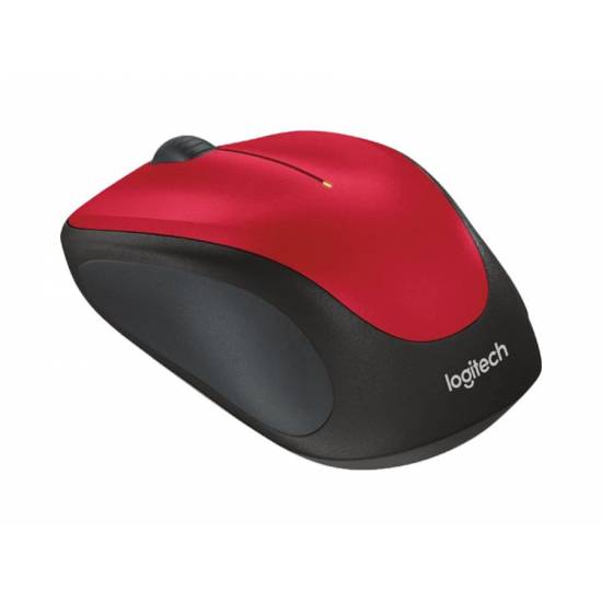Mysz bezprzewodowa USB Logitech M235 czerwona
