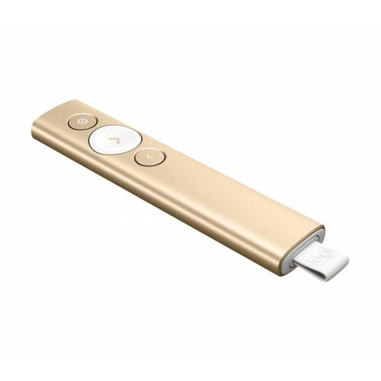 Pilot do prezentacji Logitech Spotlight złoty
