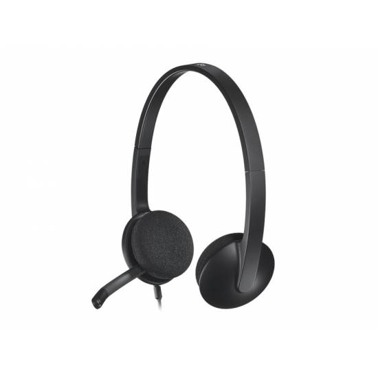 Słuchawki z mikrofonem USB Logitech H340