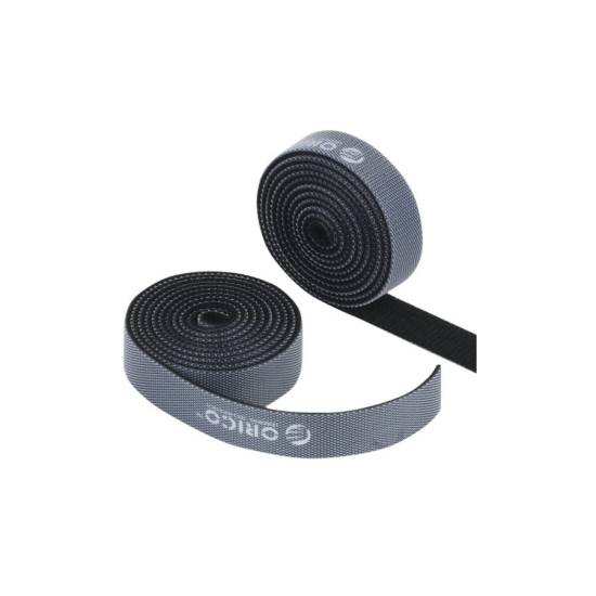 Taśma rzepowa czarna 1m x 14mm rolka Orico CBT-1S-BK