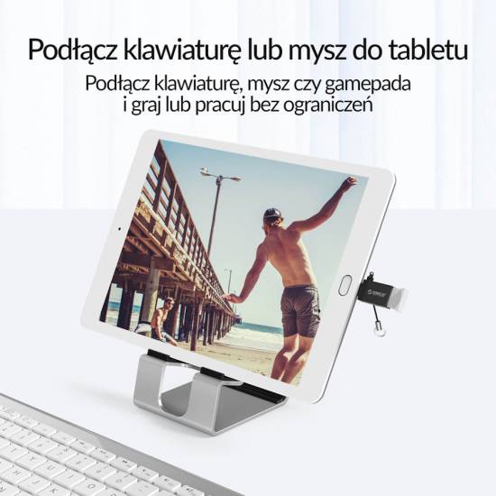 Adapter USB-C -> USB 3.0 A żeńskie zawieszka Orico CBT-UT01-BK-BP