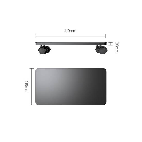 Podstawka pod komputer PC stalowa Orico CPB6-BK-BP