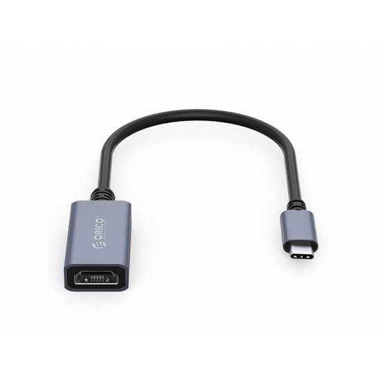 Adapter USB-C -> HDMI 2.0 aluminium 4K@60Hz Orico CTH-GY-BP