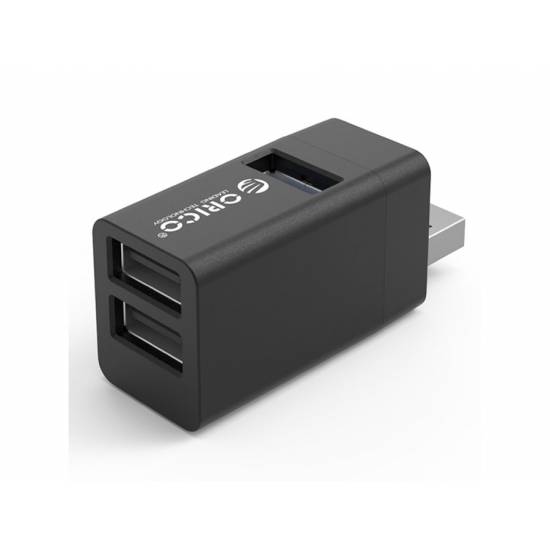 Hub USB 3.0 x3 porty bez kabla Orico MINI-U32-BK-BP