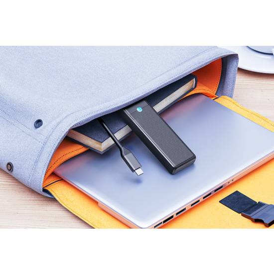 Hub USB-C -> USB-A x2 USB-C x2 PD 100 W Orico PAPW2AC-C3-015-BK-EP