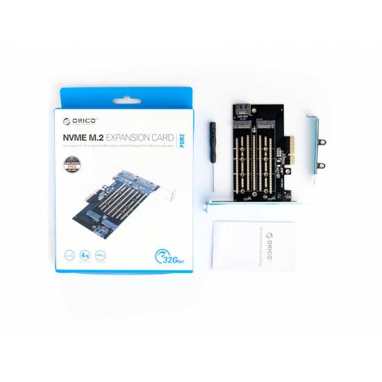 Karta PCI express na M.2 NVMe i M.2 SATA Orico PDM2-BP