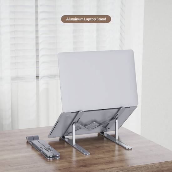 Podstawka pod laptop składana aluminium srebrna Orico PFB-A2-SV-BP