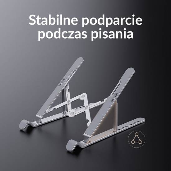 Podstawka pod laptop składana aluminium srebrna Orico PFB-A2-SV-BP