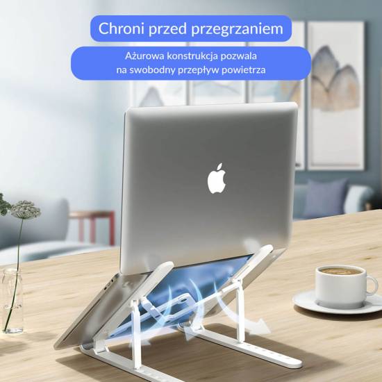 Podstawka pod laptop składana aluminium czarna Orico PFB-A24-BK-BP