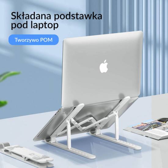 Podstawka pod laptop składana aluminium czarna Orico PFB-A24-BK-BP