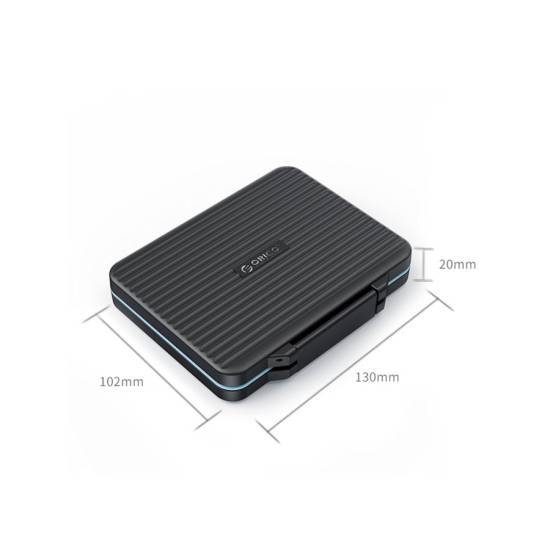 Etui na karty pamięci 6 x SD 18 x microSD Orico PHCD-2-BK-BP pancerne