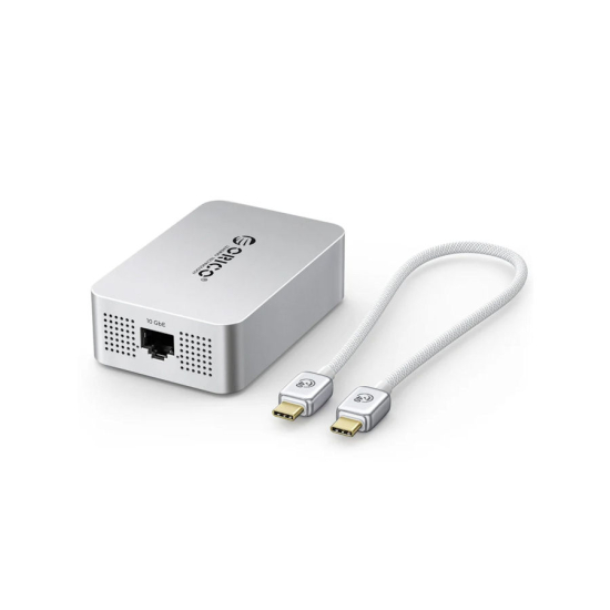 Adapter / karta sieciowa USB-C RJ45 10Gbps 0,3m Thunderbolt 5/4/USB4 Orico REA-10-SV-EP