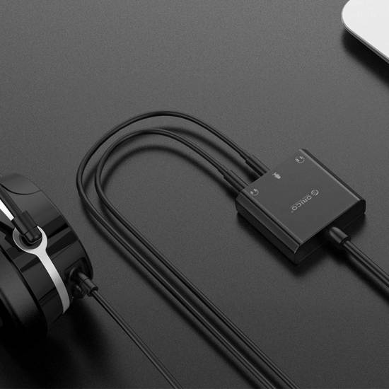 Karta dźwiękowa na USB 3 porty Orico SKT3-BK-BP