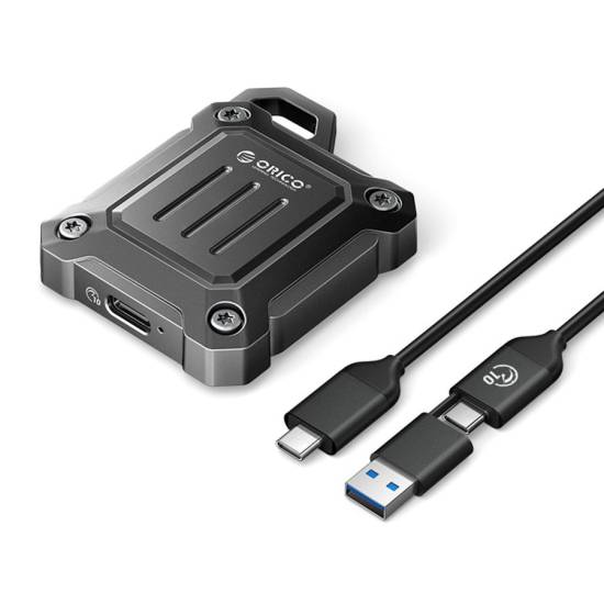 Obudowa SSD M.2 NVMe 2230 10Gbps USB-C metalowa wzmocniona Orico XAM2-G2-BK-BP