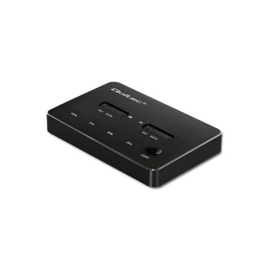 Stacja dokująca USB-C dyski 2x M.2 SATA NGFF Qoltec 50310
