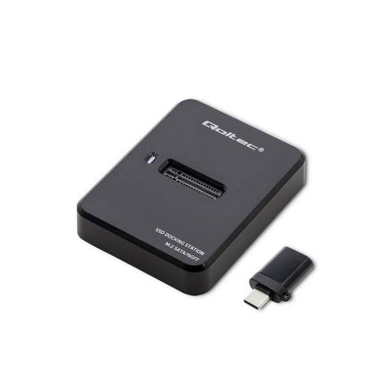 Stacja dokująca USB-C dysk M.2 SATA NGFF Qoltec 50314