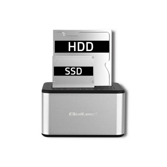 Stacja dokująca USB 3.0 Qoltec 50316 klonowanie