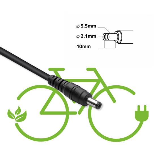 Ładowarka do roweru skutera elektrycznego 36V 42V 2A wtyk 5.5*2.1 wodoodporna szybka Qoltec 50332