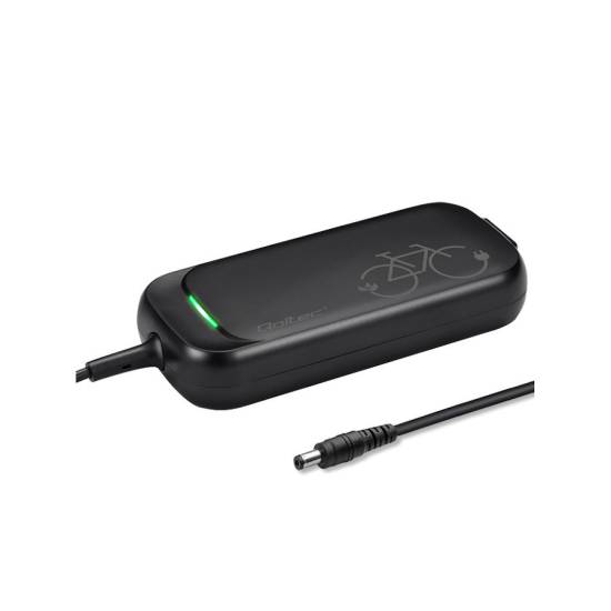 Ładowarka do roweru skutera elektrycznego 36V 42V 2A wtyk 5.5*2.5 wodoodporna szybka Qoltec 50333
