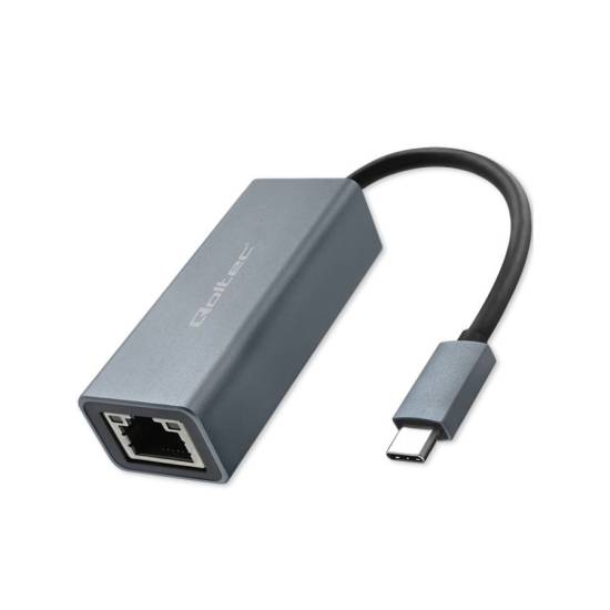 Karta sieciowa USB C -> RJ45 1Gbps Qoltec 50352