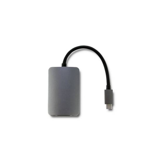 Adapter USB-C -> HDMI 4K + VGA Qoltec 50380