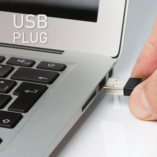 Pilot do prezentacji 4w1 USB 3.0 2.4GHz 30m Qoltec 50631