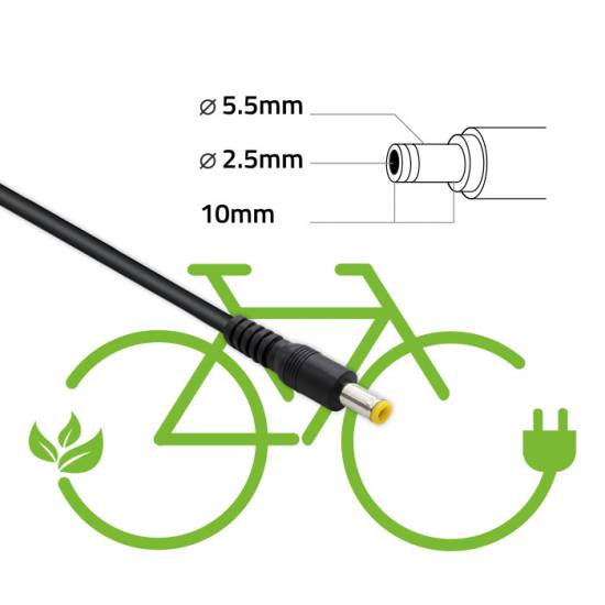 Ładowarka do roweru skutera elektrycznego 36V 42V 2A wtyk 5.5*2.5 Qoltec 50761
