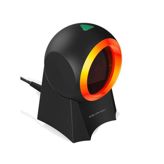 Czytnik kodów kreskowych 1D / 2D Qoltec 50857 USB stacjonarny