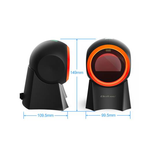 Czytnik kodów kreskowych 1D / 2D Qoltec 50857 USB stacjonarny