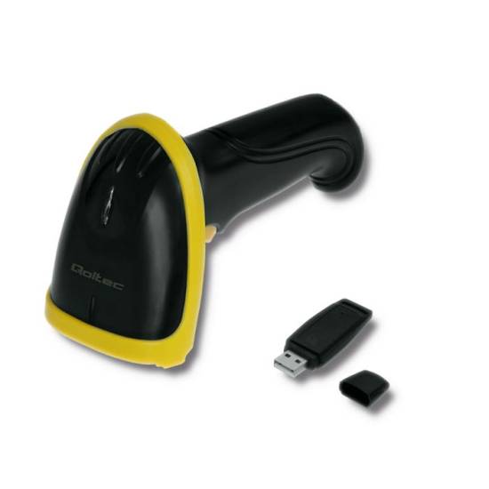 Czytnik kodów kreskowych laser Qoltec 50862 USB bezprzewodowy