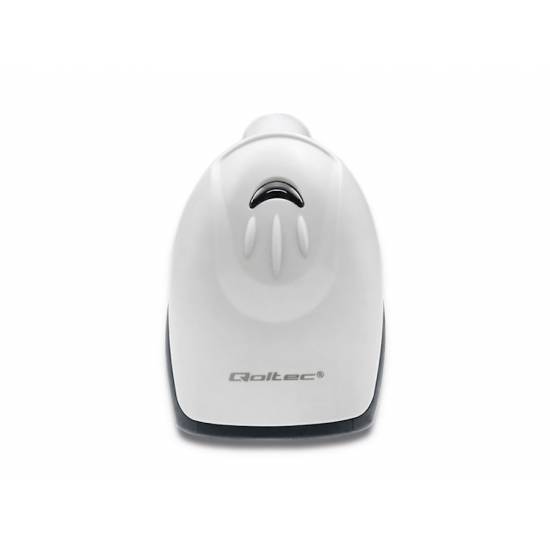Czytnik kodów kreskowych 1D Qoltec 50865 USB biały