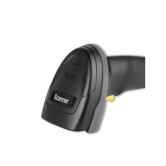Czytnik kodów kreskowych laser 1D Qoltec 50870 USB z podstawką