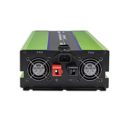 Przetwornica napięcia z ładowaniem baterii Monolith 2000W / 4000W 12V na 230V Czysty Sinus Qoltec 51943